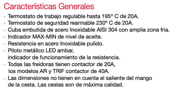 HR Freidora 10 litros sin grifo FD10LTRIFS - Imagen 4