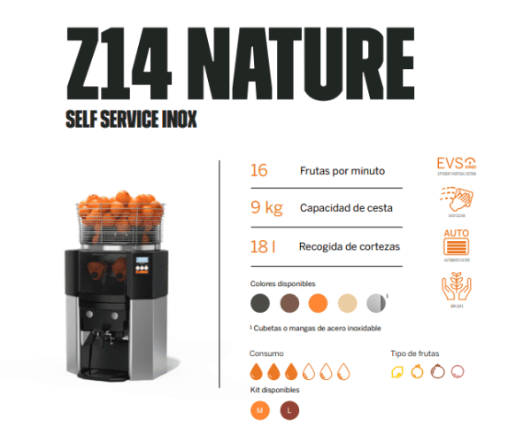 Zummo exprimidor de fruta de sobremesa Z14 Adapt Counter Top - Imagen 2